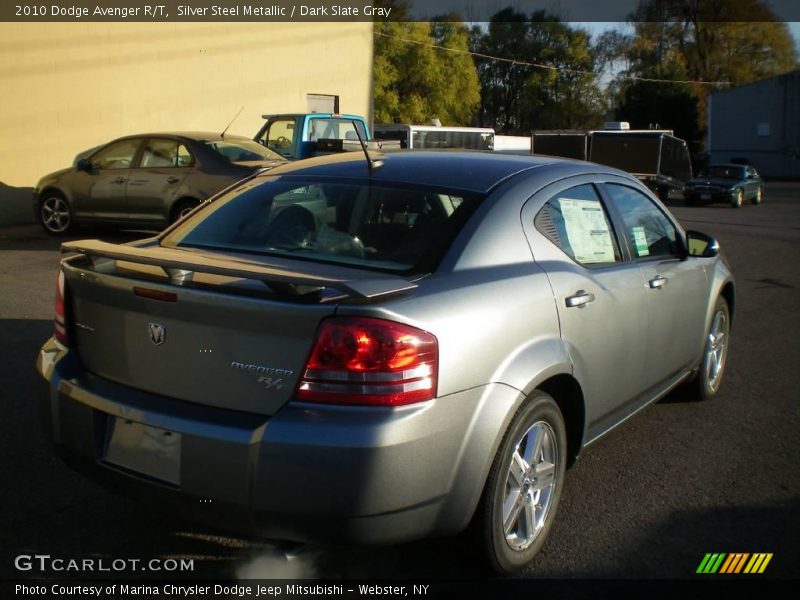 Silver Steel Metallic / Dark Slate Gray 2010 Dodge Avenger R/T