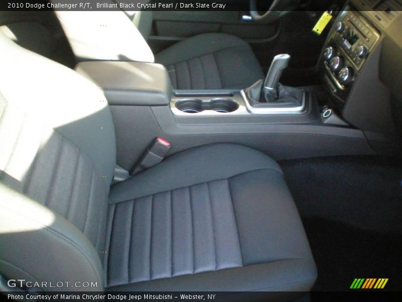 Brilliant Black Crystal Pearl / Dark Slate Gray 2010 Dodge Challenger R/T