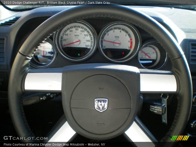 Brilliant Black Crystal Pearl / Dark Slate Gray 2010 Dodge Challenger R/T