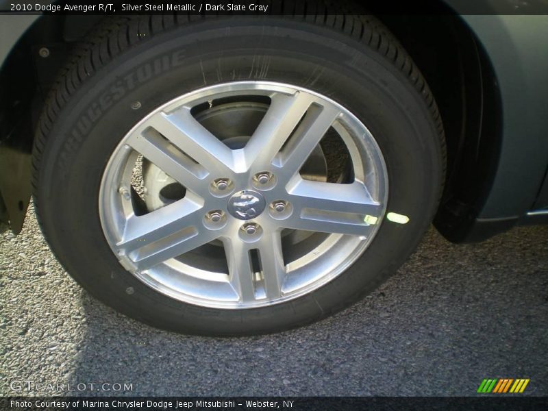 Silver Steel Metallic / Dark Slate Gray 2010 Dodge Avenger R/T