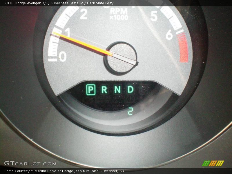 Silver Steel Metallic / Dark Slate Gray 2010 Dodge Avenger R/T