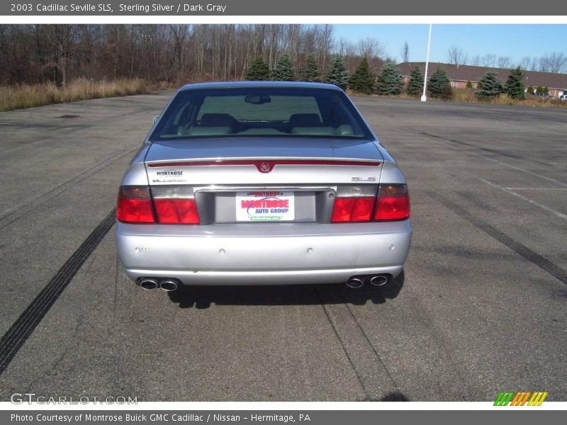 Sterling Silver / Dark Gray 2003 Cadillac Seville SLS