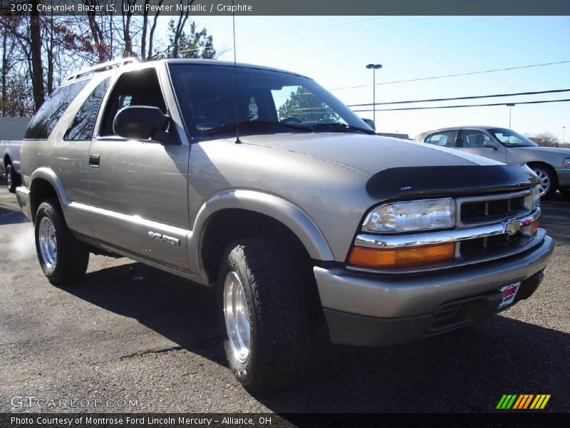 Light Pewter Metallic / Graphite 2002 Chevrolet Blazer LS