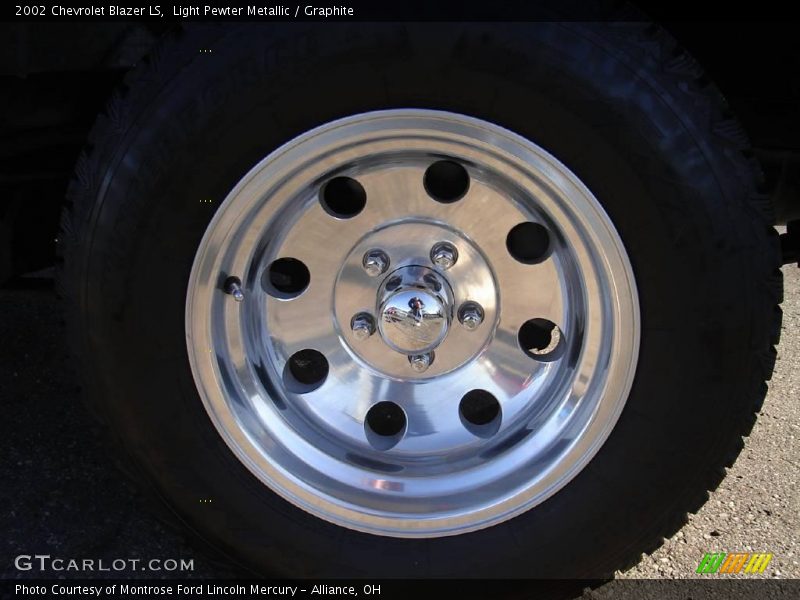 Light Pewter Metallic / Graphite 2002 Chevrolet Blazer LS
