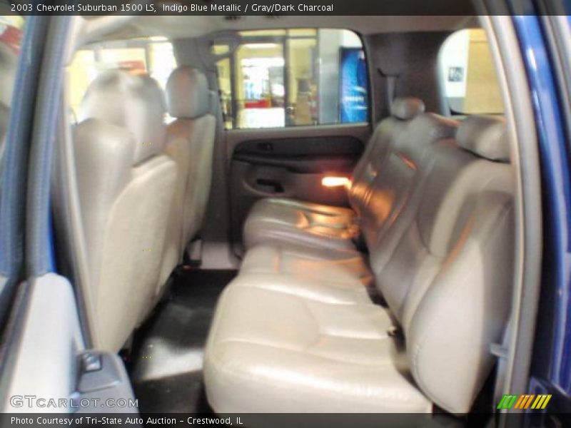 Indigo Blue Metallic / Gray/Dark Charcoal 2003 Chevrolet Suburban 1500 LS