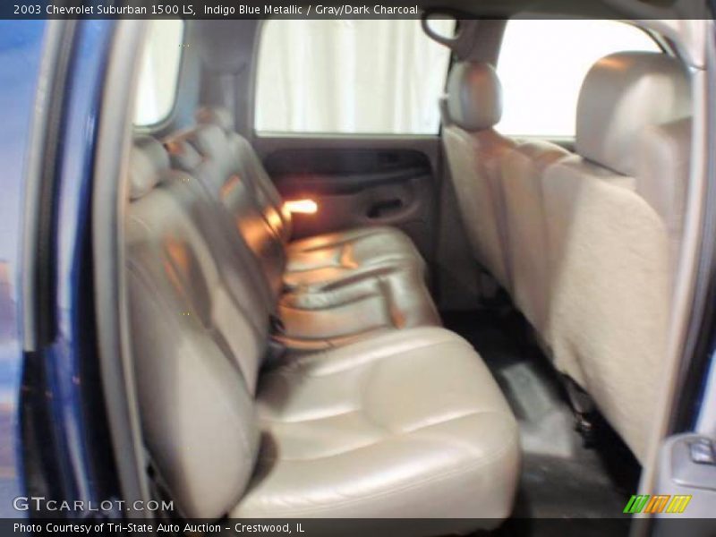 Indigo Blue Metallic / Gray/Dark Charcoal 2003 Chevrolet Suburban 1500 LS