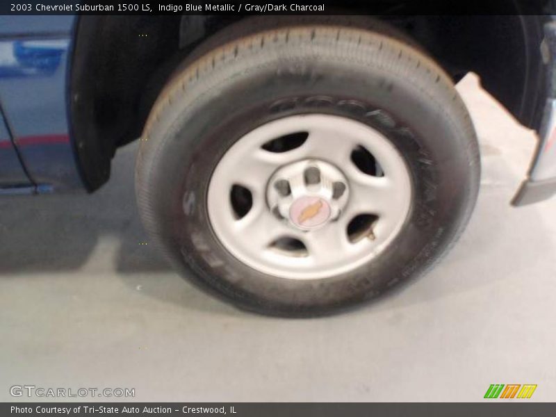 Indigo Blue Metallic / Gray/Dark Charcoal 2003 Chevrolet Suburban 1500 LS