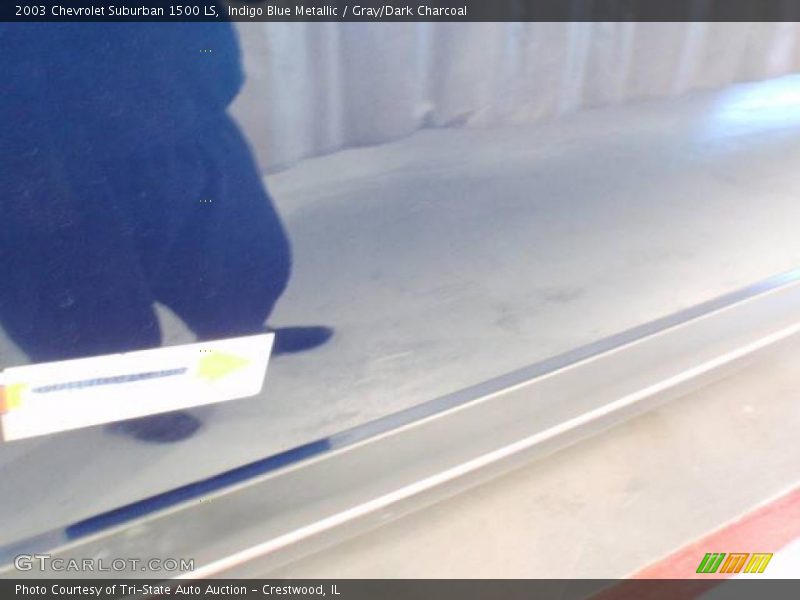 Indigo Blue Metallic / Gray/Dark Charcoal 2003 Chevrolet Suburban 1500 LS