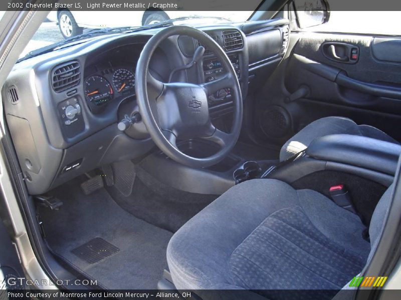 Light Pewter Metallic / Graphite 2002 Chevrolet Blazer LS