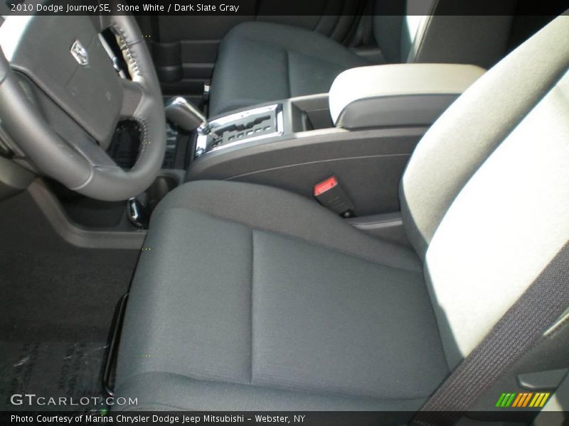 Stone White / Dark Slate Gray 2010 Dodge Journey SE