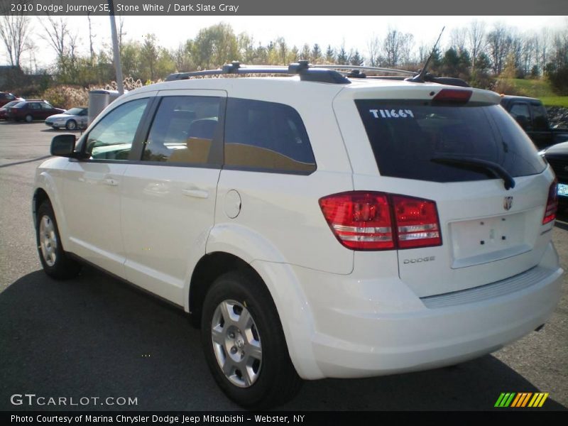 Stone White / Dark Slate Gray 2010 Dodge Journey SE