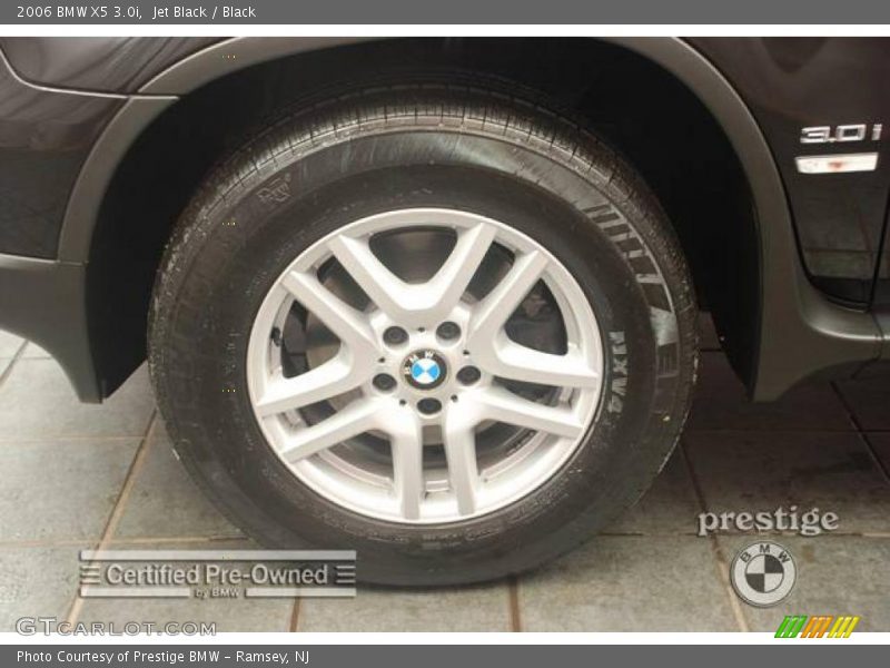 Jet Black / Black 2006 BMW X5 3.0i