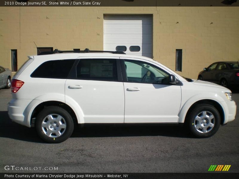 Stone White / Dark Slate Gray 2010 Dodge Journey SE