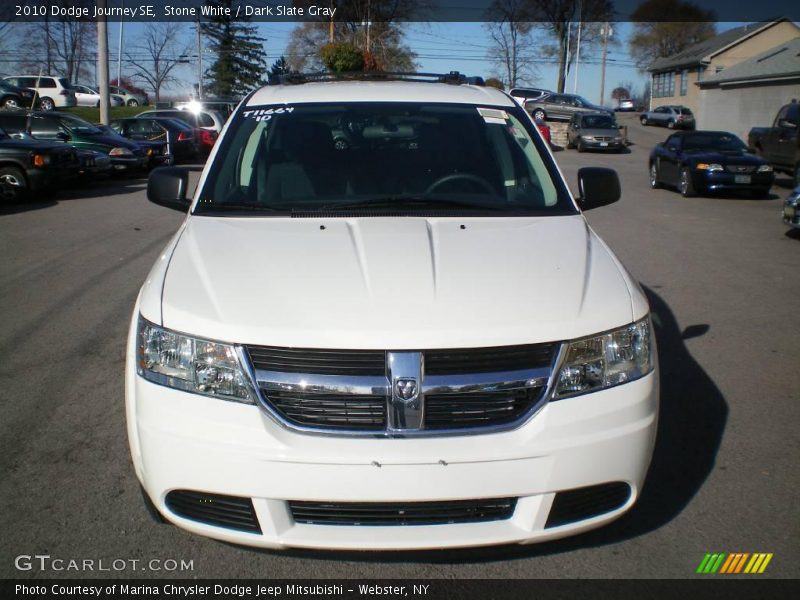 Stone White / Dark Slate Gray 2010 Dodge Journey SE
