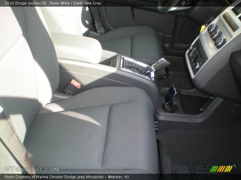 Stone White / Dark Slate Gray 2010 Dodge Journey SE