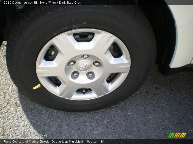 Stone White / Dark Slate Gray 2010 Dodge Journey SE