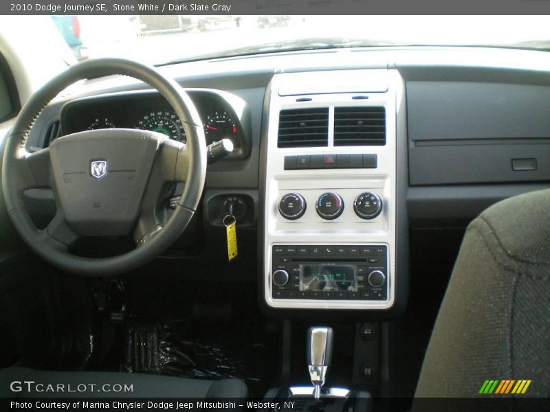 Stone White / Dark Slate Gray 2010 Dodge Journey SE