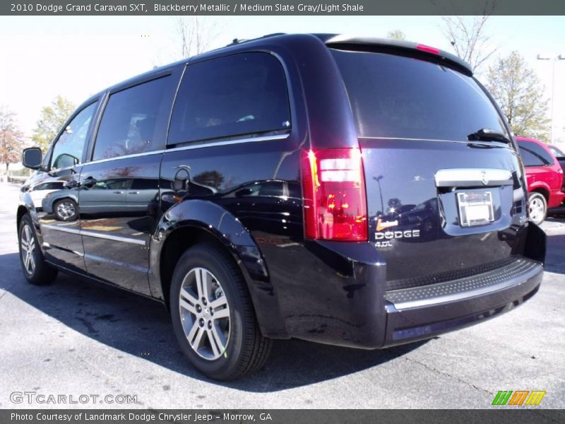 Blackberry Metallic / Medium Slate Gray/Light Shale 2010 Dodge Grand Caravan SXT