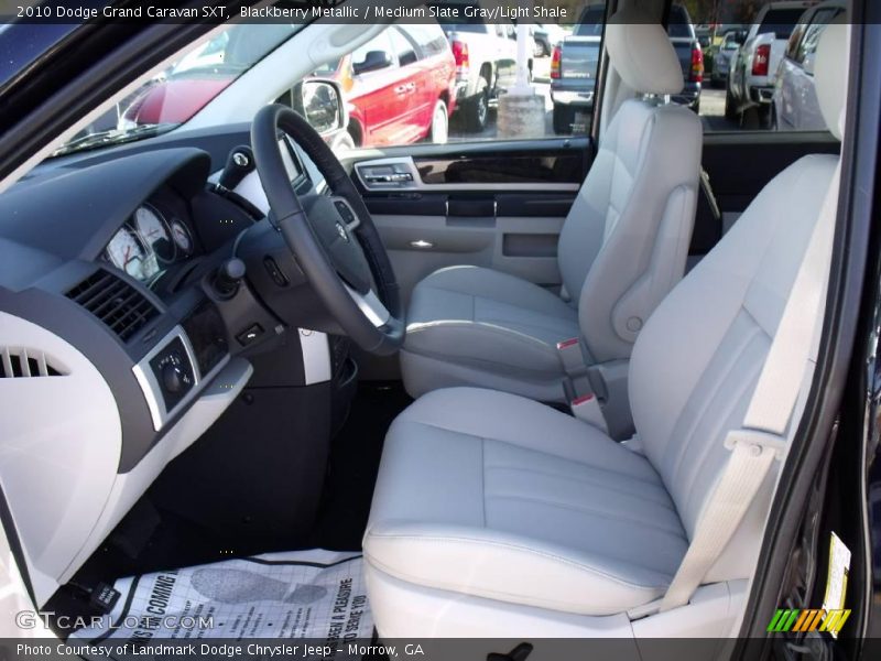 Blackberry Metallic / Medium Slate Gray/Light Shale 2010 Dodge Grand Caravan SXT