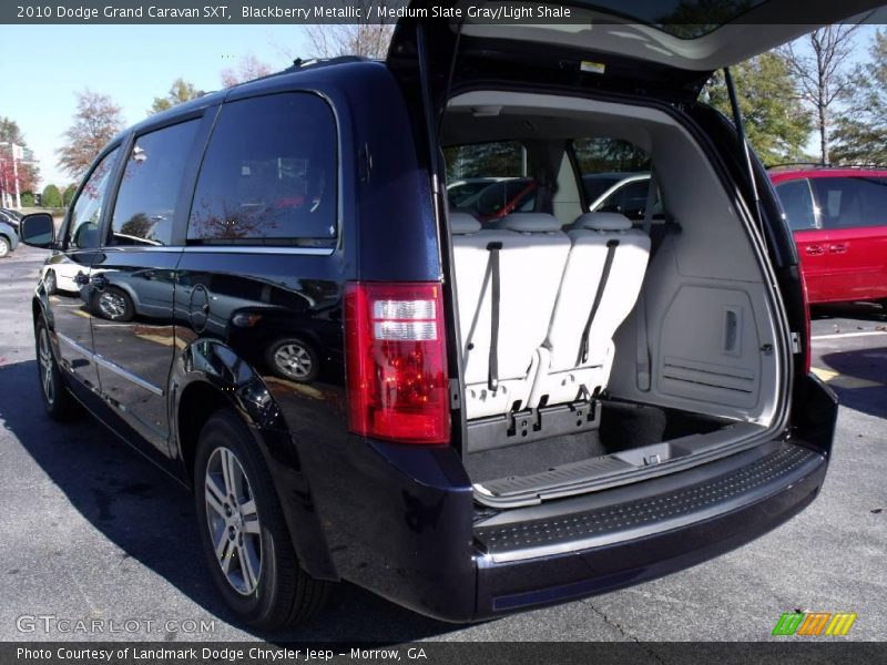 Blackberry Metallic / Medium Slate Gray/Light Shale 2010 Dodge Grand Caravan SXT