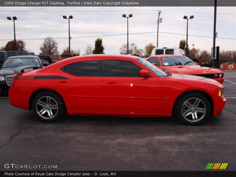 TorRed / Dark Slate Gray/Light Graystone 2006 Dodge Charger R/T Daytona