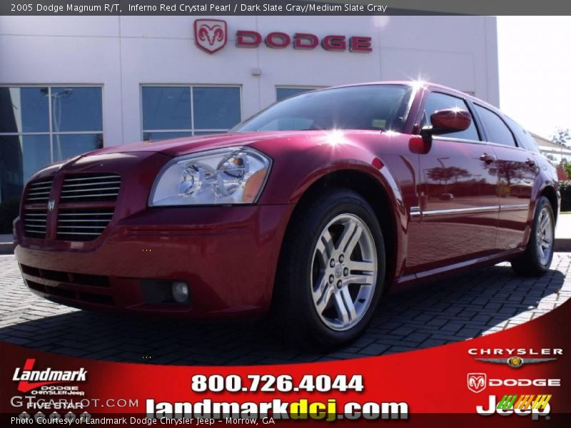 Inferno Red Crystal Pearl / Dark Slate Gray/Medium Slate Gray 2005 Dodge Magnum R/T