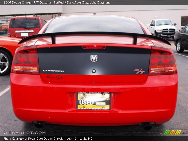 TorRed / Dark Slate Gray/Light Graystone 2006 Dodge Charger R/T Daytona