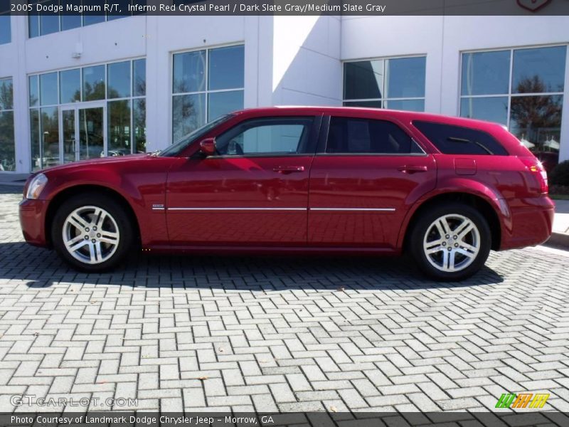 Inferno Red Crystal Pearl / Dark Slate Gray/Medium Slate Gray 2005 Dodge Magnum R/T