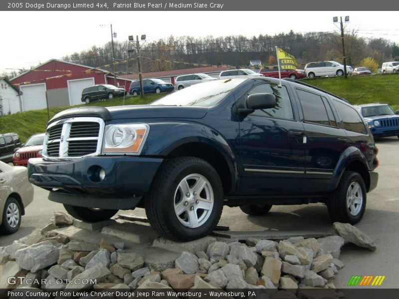 Patriot Blue Pearl / Medium Slate Gray 2005 Dodge Durango Limited 4x4