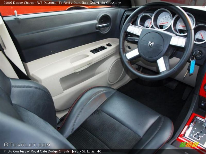 TorRed / Dark Slate Gray/Light Graystone 2006 Dodge Charger R/T Daytona