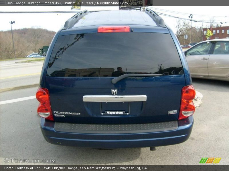 Patriot Blue Pearl / Medium Slate Gray 2005 Dodge Durango Limited 4x4