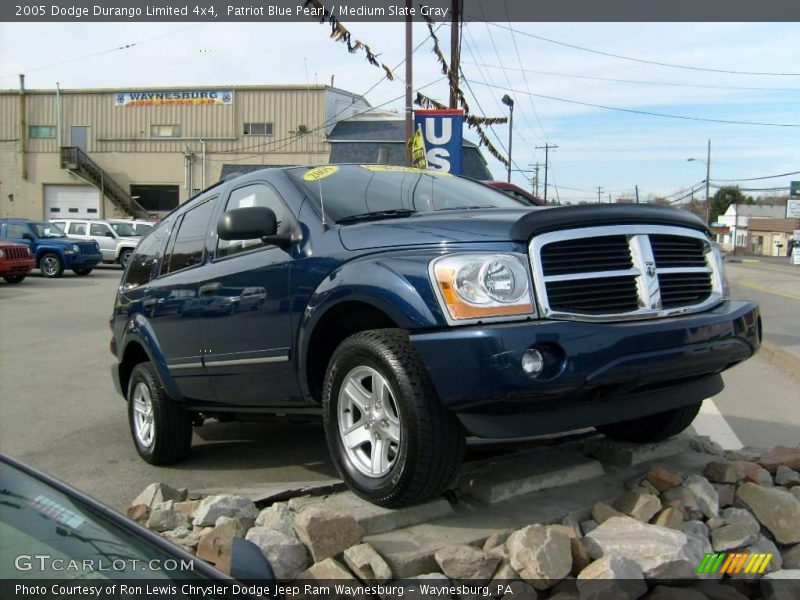 Patriot Blue Pearl / Medium Slate Gray 2005 Dodge Durango Limited 4x4