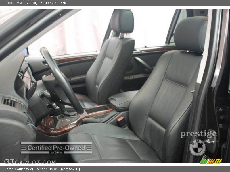 Jet Black / Black 2006 BMW X5 3.0i