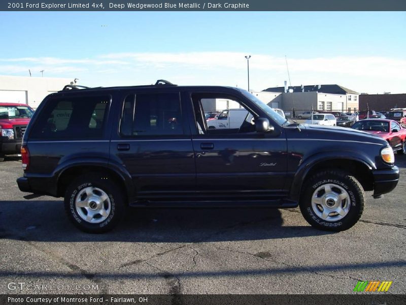 Deep Wedgewood Blue Metallic / Dark Graphite 2001 Ford Explorer Limited 4x4