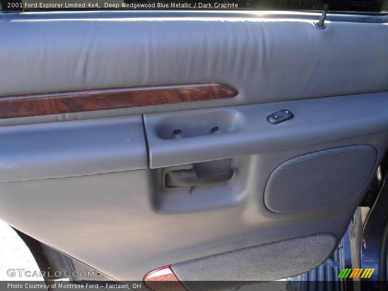 Deep Wedgewood Blue Metallic / Dark Graphite 2001 Ford Explorer Limited 4x4