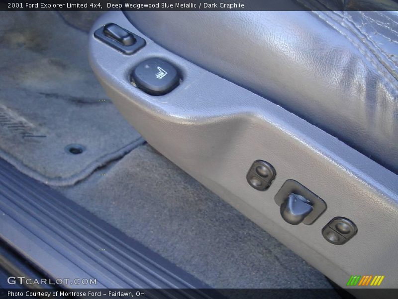 Deep Wedgewood Blue Metallic / Dark Graphite 2001 Ford Explorer Limited 4x4