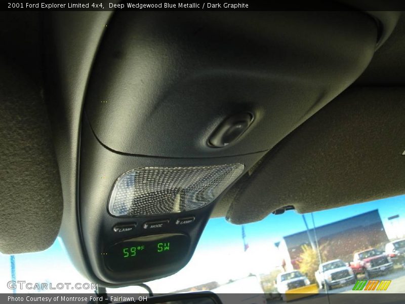 Deep Wedgewood Blue Metallic / Dark Graphite 2001 Ford Explorer Limited 4x4