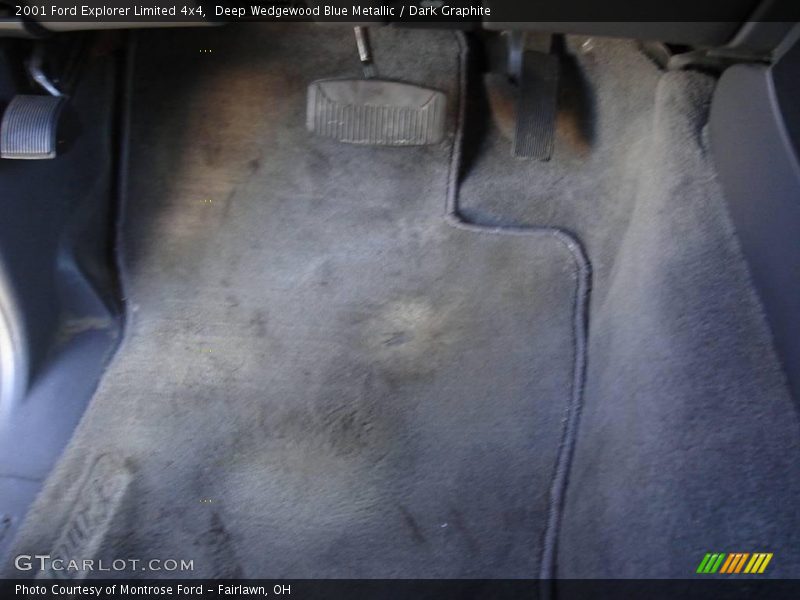 Deep Wedgewood Blue Metallic / Dark Graphite 2001 Ford Explorer Limited 4x4