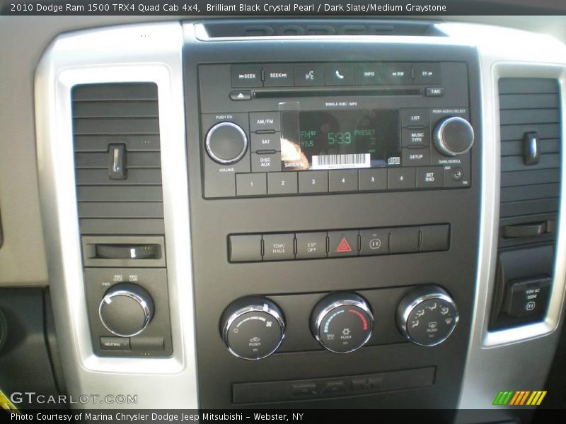 Brilliant Black Crystal Pearl / Dark Slate/Medium Graystone 2010 Dodge Ram 1500 TRX4 Quad Cab 4x4