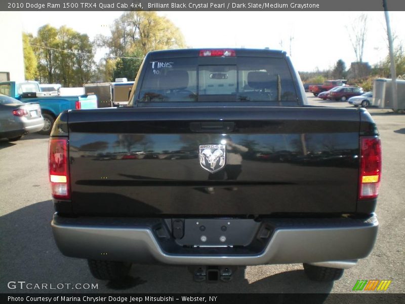 Brilliant Black Crystal Pearl / Dark Slate/Medium Graystone 2010 Dodge Ram 1500 TRX4 Quad Cab 4x4