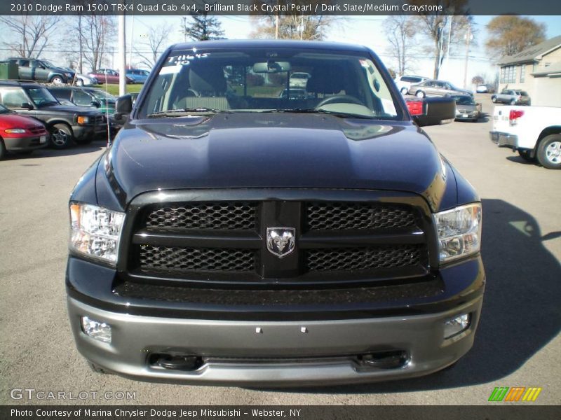 Brilliant Black Crystal Pearl / Dark Slate/Medium Graystone 2010 Dodge Ram 1500 TRX4 Quad Cab 4x4