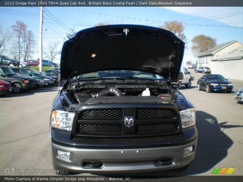 Brilliant Black Crystal Pearl / Dark Slate/Medium Graystone 2010 Dodge Ram 1500 TRX4 Quad Cab 4x4