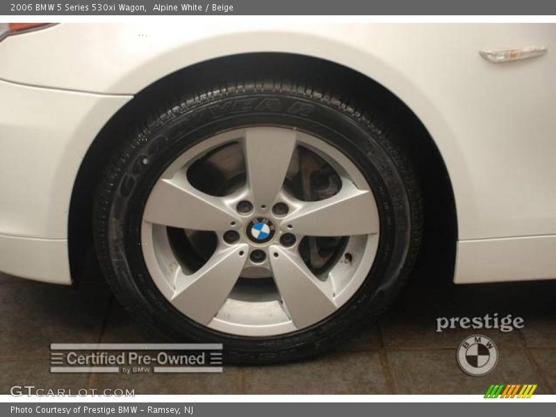 Alpine White / Beige 2006 BMW 5 Series 530xi Wagon