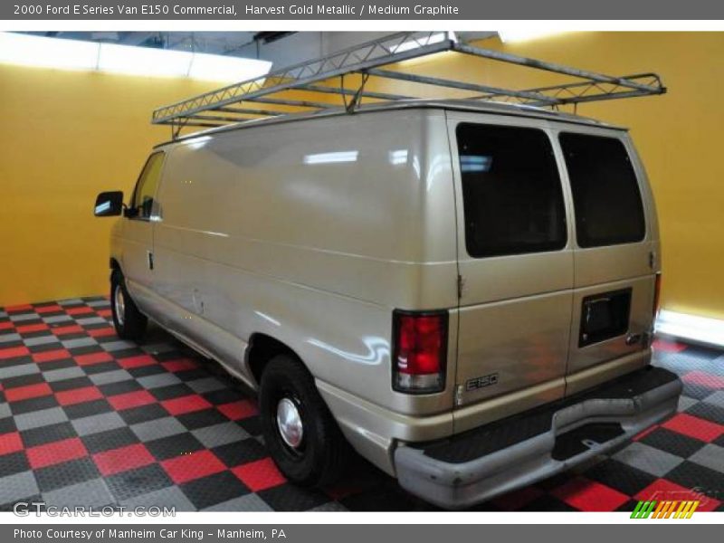 Harvest Gold Metallic / Medium Graphite 2000 Ford E Series Van E150 Commercial