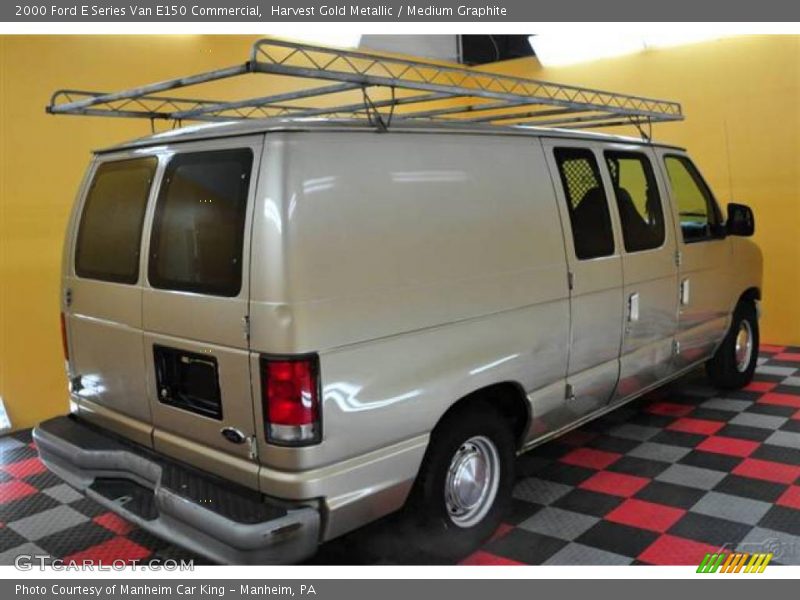 Harvest Gold Metallic / Medium Graphite 2000 Ford E Series Van E150 Commercial