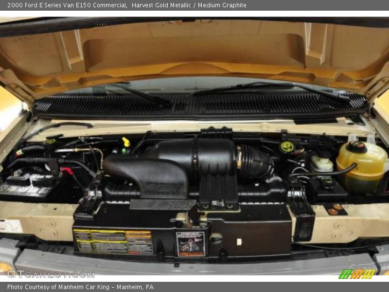 Harvest Gold Metallic / Medium Graphite 2000 Ford E Series Van E150 Commercial