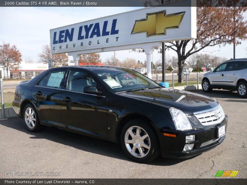Black Raven / Ebony 2006 Cadillac STS 4 V8 AWD