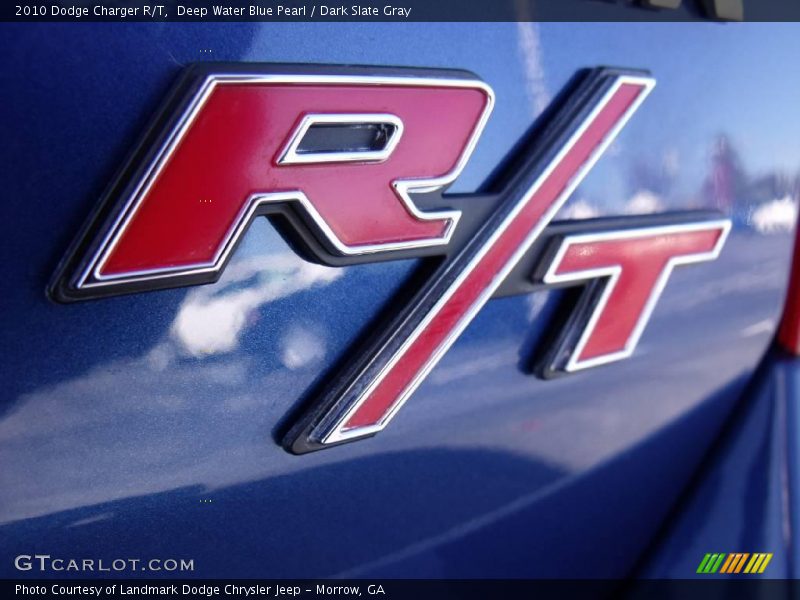 Deep Water Blue Pearl / Dark Slate Gray 2010 Dodge Charger R/T
