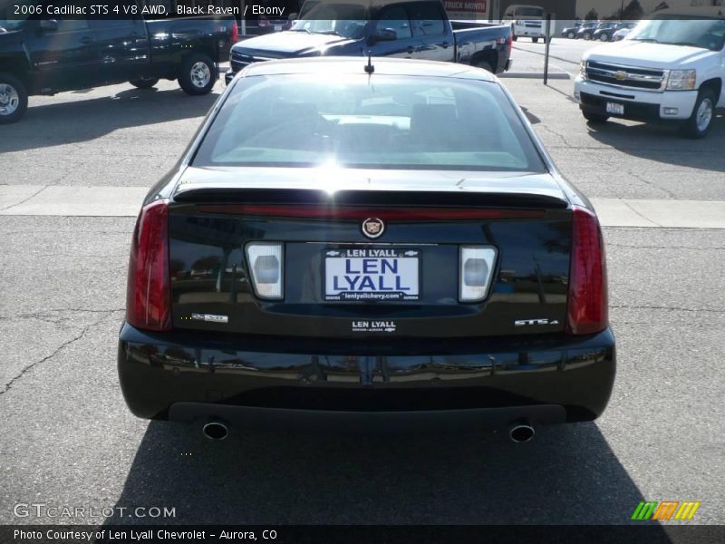 Black Raven / Ebony 2006 Cadillac STS 4 V8 AWD