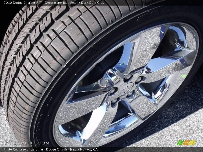 Deep Water Blue Pearl / Dark Slate Gray 2010 Dodge Charger R/T